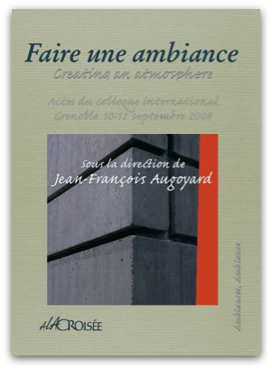 Ambiances2008, Grenoble, Livre des actes
